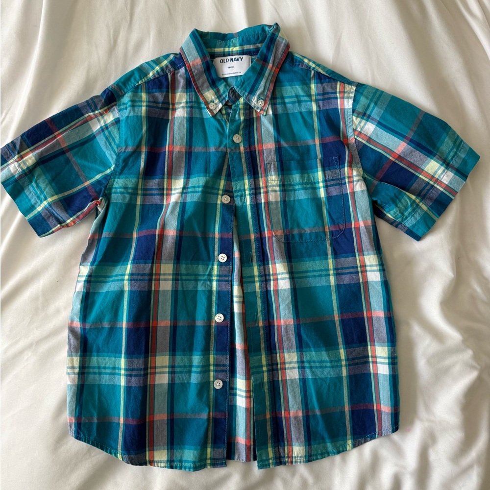 🌶️ 5 for $20: Old Navy Kids Plaid Button-Down Shirt